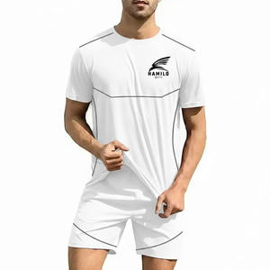High Quality Men Shirt and Short <b>Twin</b> <b>Sets</b> Casual Button Down Beach Wear Short Sleeve <b>Twin</b> <b>Set</b> - Product Image 4
