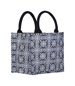 Bolsa de Mano con Estampado y Asas Resistentes, Bolsa de Compras Reutilizable para Supermercado, Embalaje Minorista y Uso Diario - Product Image 2