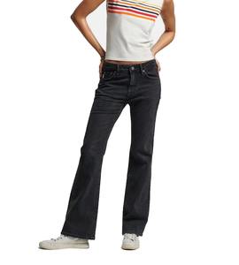 Pantalones Vaqueros de Mujer al por Mayor de Alta Calidad con Diseño Ajustado y Acampanado, Pantalones Casuales de Mezclilla con Bajo Ancho Acampanado para Mujer - Product Image 3