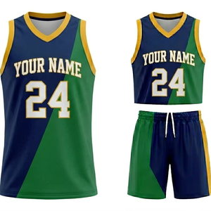 ชุดบาสเก็ตบอลแบบกำหนดเอง ผู้ผลิต OEM ชุดยูนิฟอร์มทีมพิมพ์ลายระเหิด โพลีเอสเตอร์ระบายอากาศได้ดี - Product Image 1