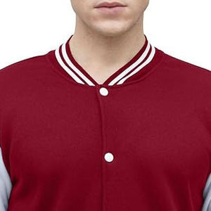 Varsity <b>Jacket</b> Custom OEM <b>Mens</b> Thicken Varsity <b>Jacket</b> Button Pocket Letterman <b>Baseball</b> College <b>Jacket</b> - Product Image 6