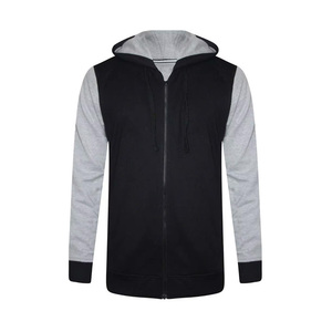 Men's Navy Blue Hooded Tracksuit 100% Cotton Full Length Solid Color Casual Wear With Side Pockets Elastic Waist Winter Style - Product Image 5
