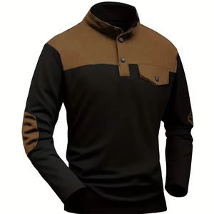 Sweat-shirt à col personnalisé, nouveau style, vente en gros, design sur mesure pour hommes, vêtements d'hiver, sweat-shirt décontracté à manches longues, vêtements d'extérieur - Product Image 1