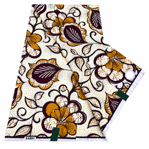 Floral Printed Cotton <b>Fabric</b> 58/60 In Wide Medium <b>Weight</b> Woven Scarf Shawl For Women Model 54501 - Product Image 3