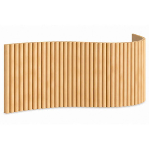 Panneaux muraux décoratifs en bois tambour avec absorption acoustique pour les murs du salon et de la salle de bain, panneaux en bois tambour - Product Image 1