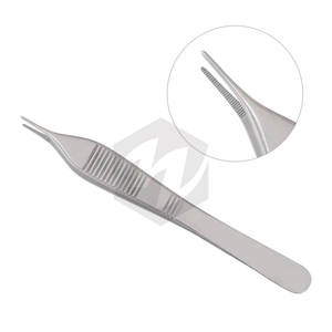 Pinces chirurgicales de qualité supérieure pour tissus, 1x2 dents, 4 3/4 pouces, en acier inoxydable, instruments médicaux dentaires et de laboratoire - Product Image 4
