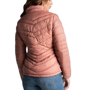 Custom <b>Women's</b> Puffer Jacket High-Quality Winter Jacket with for Cold <b>Weather</b> and Outdoor Activities Supplier From Bangladesh - Product Image 4