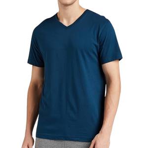 T-shirts en coton pour hommes à col en V, confortables, respirants, streetwear décontracté, fabricant OEM - Product Image 3