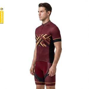 Samavia Eco-Friendly Unisex Adult <b>Cycling</b> Jersey Set 100% Polyester Mesh Heat-Transfer Printing 180g | RTP OEM Service Low Price - Product Image 3