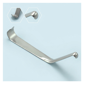 Retractor de Canal Mandibular Obwegeser de Acero Inoxidable Premium, Maleable, 8mm 10mm, Reutilizable, Manual, Autoclavable, Ergonómico - Product Image 6