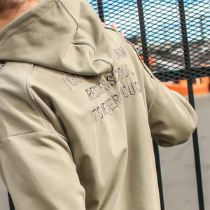 Custom 3D Embroidered Logo 100% Cotton Fitness <b>Hoodies</b> Oversized Plain Mens Unisex Workout Pullover <b>Hoodies</b> Thick <b>Hoodies</b> - Product Image 4