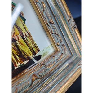 Marco de Madera Ornamentado Rectangular Estilo Vintage para Cuadros, Marco Vertical Decorativo para Exhibición de Arte - Product Image 6