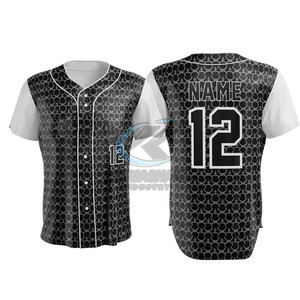 Uniforme de Béisbol Ligero y Transpirable de Poliéster para Hombre, Ropa Deportiva de Alto Rendimiento que Absorbe la Humedad, Corte Moderno, Personalizable para Equipos - Product Image 4