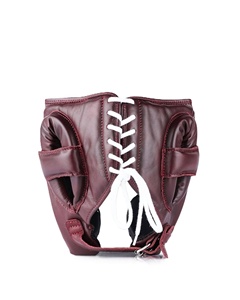 Ensemble de boxe et de sparring en cuir véritable marron de qualité supérieure, équipement d'entraînement personnalisé pour le kickboxing, protection pour le Muay Thai, équipement de combat OEM - Product Image 4
