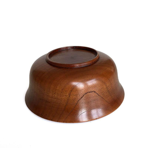 Bol en bois massif durable de haute qualité pour fruits, légumes, soupes ou collations - Product Image 2