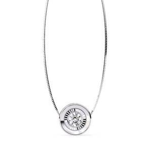 จี้เพชรทรงกลมเจียระไนแบบบริลเลียนท์จาก Designer Lab Grown Diamond สร้อยคอเครื่องประดับหรูหราสง่างาม เหมาะสำหรับของขวัญขอแต่งงานหรือของขวัญวันครบรอบ - Product Image 5