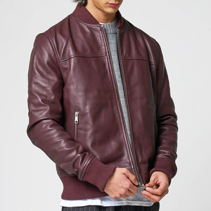 Vestes en cuir pour hommes, sur mesure, décontractées, pour l'hiver, de haute qualité, entièrement tendance, en cuir de vachette, fabriquées pour l'hiver. - Product Image 2