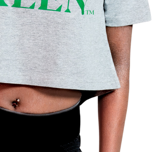 Camiseta Corta Rosa Verde para Mujer, Camiseta de Manga Corta con Cuello Redondo, Informal, de Algodón Suave, con Estampado Gráfico, Top de Moda para Verano - Product Image 4