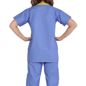 Nouvelles tenues d'infirmières médicales pour femmes en vente en ligne / Vente en gros de costumes personnalisés respirants pour hôpitaux - Product Image 3