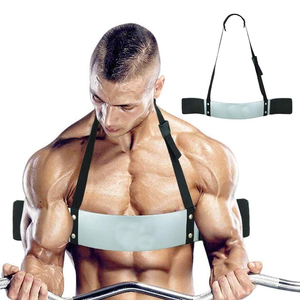 Appareil de fitness robuste en acier pour musculation, modèle Arm Blaster, avec revêtement en caoutchouc et couleurs personnalisables - Product Image 5