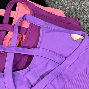 Sujetador Deportivo de Yoga de Compresión Transpirable de Secado Rápido con Logotipo Frontal Personalizado, Diseño Sin Costuras, Elasticidad en Cuatro Direcciones y Soporte Antichoque - Product Image 2