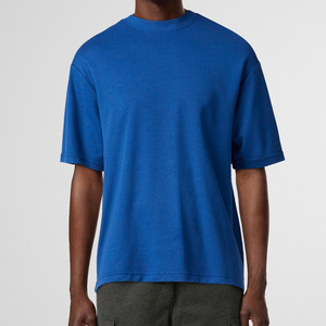 Men Casual Loose Fit Boxy T-<b>Shirt</b> Heavy Weight Streetwear Tee OEM Custom Men Streetwear Boxy <b>Shirt</b> Heavy Cotton Street Apparel - Product Image 5