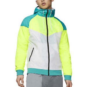 Custom Logo <b>Men</b> Lightweight Hooded Color Block <b>Windbreaker</b> Jacket Waterproof Outdoor Sportswear Training Running Coat Wholesale - Product Image 6