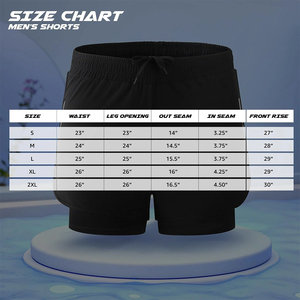 Custom Logo Summer Double <b>Layer</b> Shorts Navy Blue Color Gym Fitness Running Jogging Polyester Spandex Quick Dry Shorts - Product Image 4