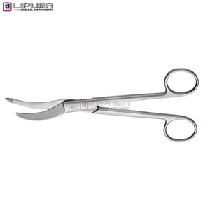 Tijeras para Episiotomía WALDMANN, Quirúrgicas, Obstétricas, Ginecológicas, 18 cm de Longitud, Instrumentos Médicos de Acero Inoxidable de Alta Calidad - Product Image 2