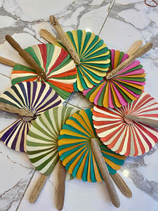 Abanico tradicional vietnamita de fibra de palma para decoración de ceremonias al aire libre con personalización de etiqueta privada - Product Image 3