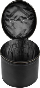 Estuche para Fez Masónico - Imitación de Cuero Negro con Asa Dorada Sólida, Calidad Premium, Origen Importado - Product Image 2
