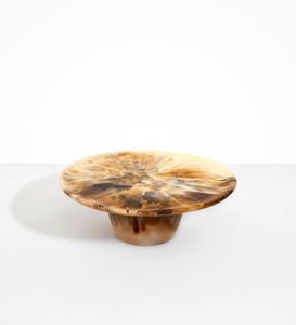 Luxury <b>Marble</b> Swirl Black White Resin <b>Cake</b> <b>Stand</b> Eco-Friendly Dessert Display Plate for Home Events & Bakery Use - Product Image 2