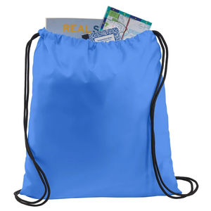 Unisex Comfortable Sport Drawstring Bag Made of Soft Polyester Nylon with Geometric Pattern Promotional Printing Custom Logo - Product Image 4