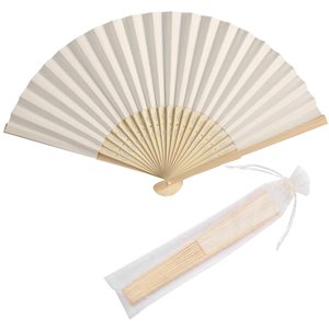 Eco-Friendly Bamboo Folding Fan Wooden Craft Decorative Hand Fan Wholesale - Product Image 5