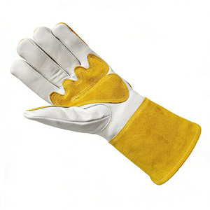 ถุงมือเชื่อมหนังแท้แบบกำหนดเอง Max Protection ทนความร้อนสูง อุปกรณ์นิรภัยสำหรับงานหนัก พร้อมกระเป๋าและกล่องเก็บ LWG-0020 - Product Image 4