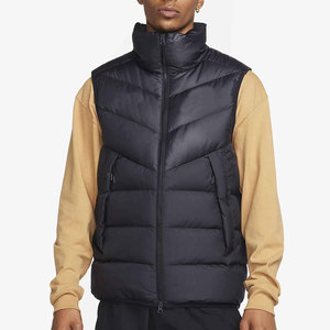 Warm Sleeveless Puffer Vest Men Quilted Lightweight Outdoor Winter Custom Insulated Padded <b>Jacket</b> - Product Image 2
