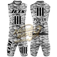 Ensemble sweat à capuche et short FQ Custom Ice Creamm Drip Outdoors pour enfants, maillots d'entraînement à manches courtes, uniformes de flag football