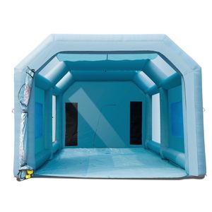 23x13x8.5ft High-Power 480W+750W Blowers <b>Inflatable</b> Spray Paint Booth LED Lighting System <b>Car</b> Paint Tent with AI Features - Product Image 4
