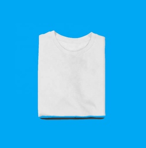 Pedido urgente 160 gramos 180gsm 100% algodón blanco camiseta en blanco para transferencia de calor DTG vinilo descarga serigrafía hombres camiseta - Product Image 3