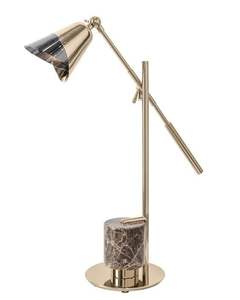 Luxury Modern Durable Lightweight <b>Table</b> Lamp with Marble Metal Base 50cm for Living Room Interior Decoration by the METAL WAVE - Product Image 4