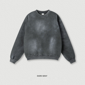 เสื้อสเวตเชิ้ตคอกลมทรงปกติสำหรับผู้ชาย ผ้าถัก สตรีทแวร์ พิมพ์ลายปักโลโก้ด้านหน้าตามสั่ง ระบายอากาศได้ดี เหมาะสำหรับฤดูหนาว รับผลิตแบบ OEM - Product Image 4