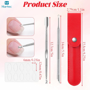 Bulk Professional Loop Cuticle Pusher Custom Package Precision Under-Nail Cleaner Anti-Slip Handle Sourcing Manufacturer - Product Image 4