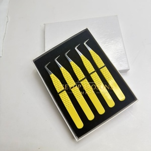 Pince à épiler GETUP BROSONS IMPEX en acier inoxydable, pointe lisse à 90 degrés, antimagnétique, antistatique, préhension fine et parfaite, 10 mm - Product Image 3