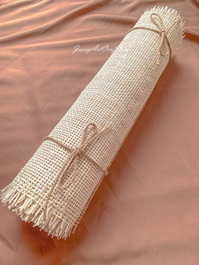 ตาข่ายหวายถักแบบรังผึ้งสำหรับวิทยุ - ระบายอากาศได้ดีและมีสไตล์ ทำจากหวายธรรมชาติ สำหรับลำโพงและแผงบุตู้ - Product Image 5