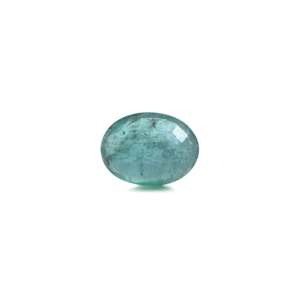 Novamart Certified 7.1 Carat Natural Indian Emerald Loose Gemstone Pear Cut Green Light - Product Image 2