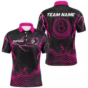 Camisetas Polo Sublimadas en Poliéster para Hombre, Camisetas Polo Personalizadas con Logotipo Bordado - Product Image 2