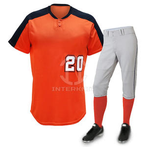 Uniforme de Béisbol Personalizado de Alta Calidad, Transpirable, de Malla, para Deportes de Equipo, Manga Corta, UPF 50, Sublimado, con Botones - Product Image 6