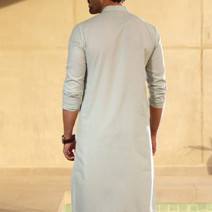 Shalwar Kameez pour hommes très vendus, confortables, pakistanais, séchage rapide, évacuation de l'humidité, toutes saisons, service OEM disponible, Bandhgala - Product Image 6