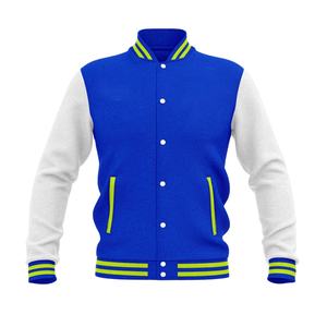 Chaqueta Varsity de Béisbol Personalizable OEM para Hombre, 100% Felpa, Bordado Chenille, Reversible, con Capucha, Estilo Urbano, para Invierno - Product Image 3
