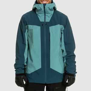 Chaqueta de esquí y snowboard para hombre, superventas de invierno, para exteriores, con capucha impermeable, cuello alto, cremallera transpirable y características térmicas, MOQ bajo. - Product Image 1